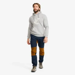 RVRC Hoodie Herren Grey Melange/Oatmeal