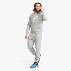 RVRC Hoodie Herren Grey Melange/Oatmeal