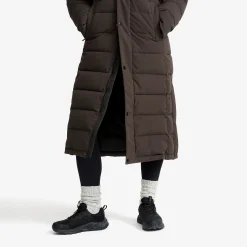 Scenic Insulated Long Parka Damen Espresso