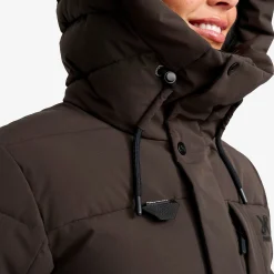 Scenic Insulated Long Parka Damen Espresso