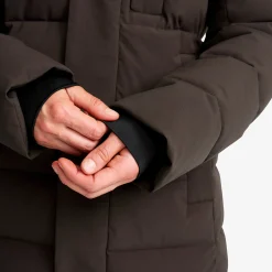 Scenic Insulated Long Parka Damen Espresso