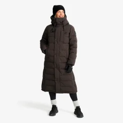 Scenic Insulated Long Parka Damen Espresso