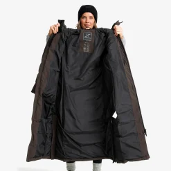 Scenic Insulated Long Parka Damen Espresso