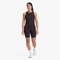 Shape Ribbed Biker Shorts Damen Espresso
