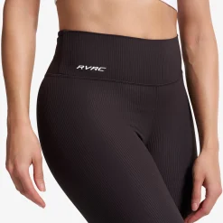 Shape Ribbed Flare Leggings Damen Espresso