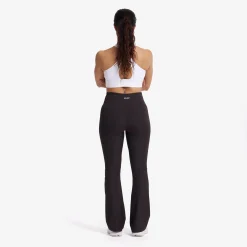 Shape Ribbed Flare Leggings Damen Espresso