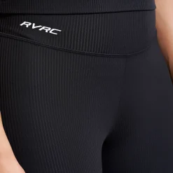 Shape Ribbed Leggings Damen Black