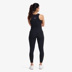 Shape Ribbed Leggings Damen Black