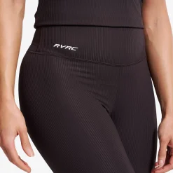 Shape Ribbed Leggings Damen Espresso