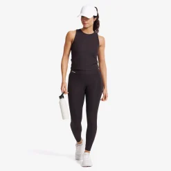 Shape Ribbed Leggings Damen Espresso