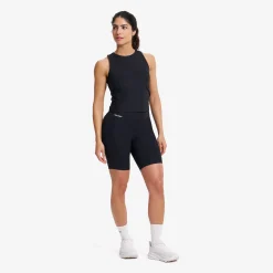 Shape Ribbed Tank Top Damen Black
