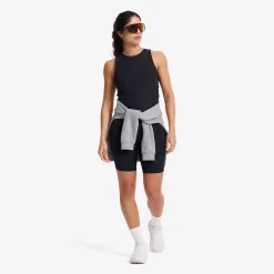 Shape Ribbed Tank Top Damen Black