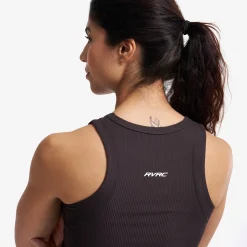 Shape Ribbed Tank Top Damen Espresso