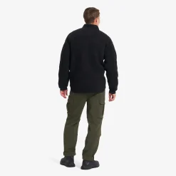 Sherpa Full-zip Fleece Jacket Herren Black