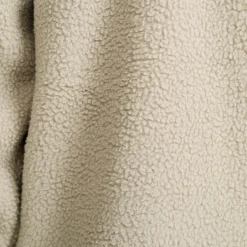 Sherpa Hoodie Damen Beige Khaki