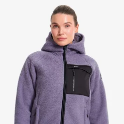 Sherpa Hoodie Damen Cadet