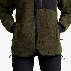 Sherpa Hoodie Damen Forest Night