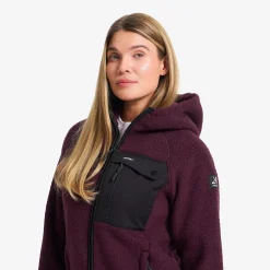 Sherpa Hoodie Damen Winetasting