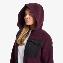 Sherpa Hoodie Damen Winetasting