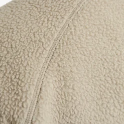Sherpa Hoodie Herren Beige Khaki