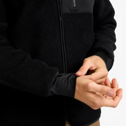 Sherpa Hoodie Herren Caviar