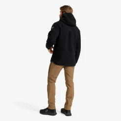 Sherpa Hoodie Herren Caviar