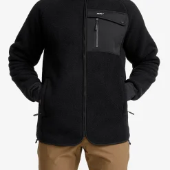 Sherpa Hoodie Herren Caviar