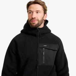 Sherpa Hoodie Herren Caviar
