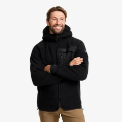 Sherpa Hoodie Herren Caviar
