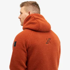 Sherpa Hoodie Herren Rusty Orange