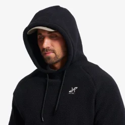 Sherpa Light Hooded Fleece Herren Black