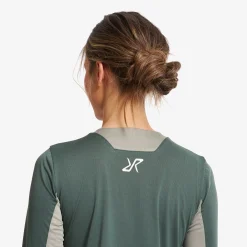 Shred Long-sleeved MTB Jersey Damen Balsam Green/Shadow