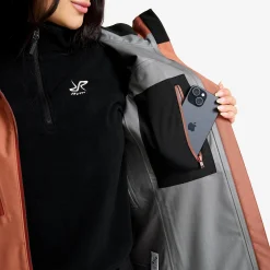 Silence Proshell 3L Jacket Damen Cedar Wood/Pink Mahogany