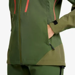 Silence Proshell 3L Jacket Damen Cypress/Black Forest