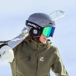 Slope Ski Goggles Green/Blue Mirror