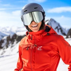 Slope Ski Goggles Silver Mirror