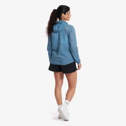 Speed Hooded Windbreaker Damen Captain's Blue