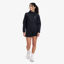 Speed Hooded Windbreaker Damen Black