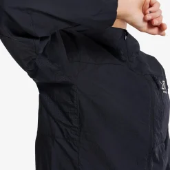 Speed Hooded Windbreaker Damen Black