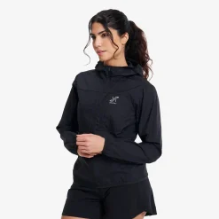 Speed Hooded Windbreaker Damen Black