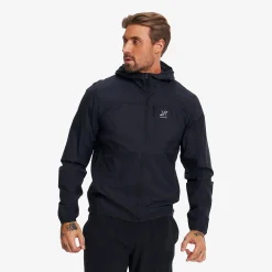 Speed Hooded Windbreaker Herren Black