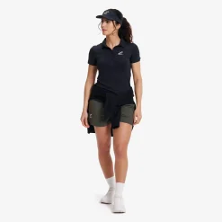 Stream Active Polo Shirt Damen Black