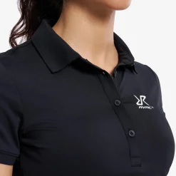 Stream Active Polo Shirt Damen Black