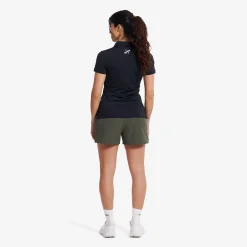 Stream Active Polo Shirt Damen Black