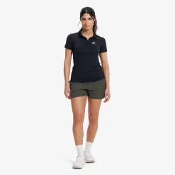 Stream Active Polo Shirt Damen Black