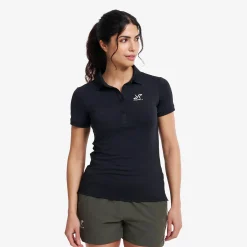 Stream Active Polo Shirt Damen Black