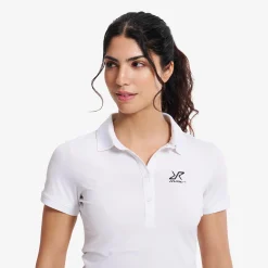 Stream Active Polo Shirt Damen White