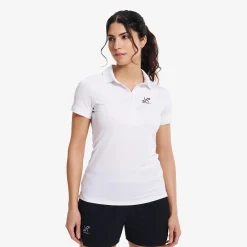 Stream Active Polo Shirt Damen White