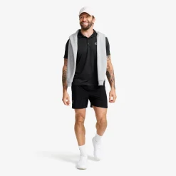 Stream Polo Shirt Herren Black