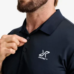 Stream Polo Shirt Herren Navy